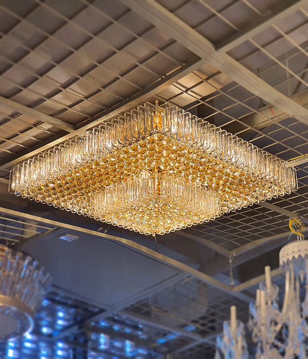 카리체 사각 33등 1000, 36등 1200 거실전등