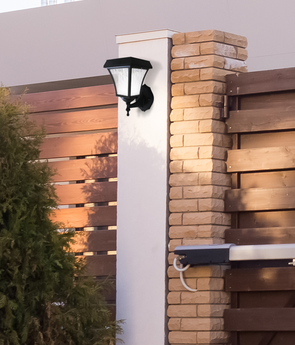 롬 태양광 외부벽등, 태양광 충전식 (LED3W)