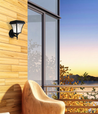 롬 태양광 외부벽등, 태양광 충전식 (LED3W)